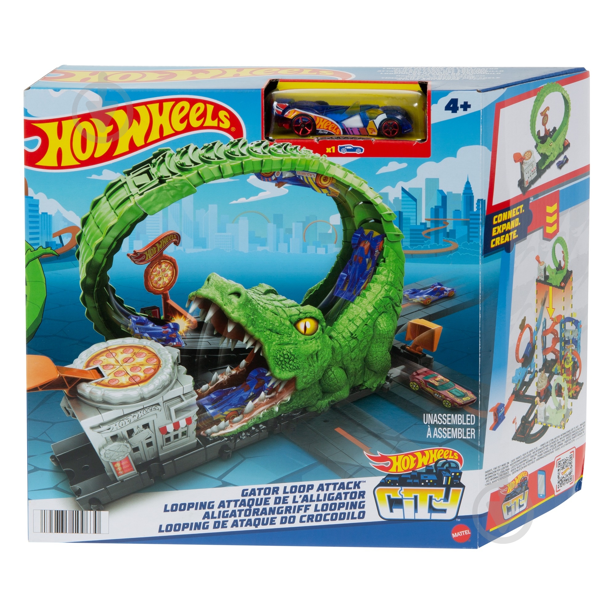 Игровой набор Hot Wheels Атака аллигатора HKX39 - фото 4