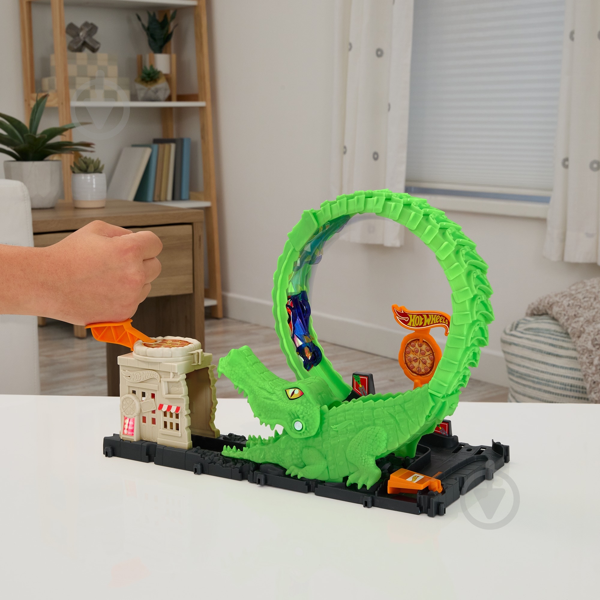 Игровой набор Hot Wheels Атака аллигатора HKX39 - фото 2