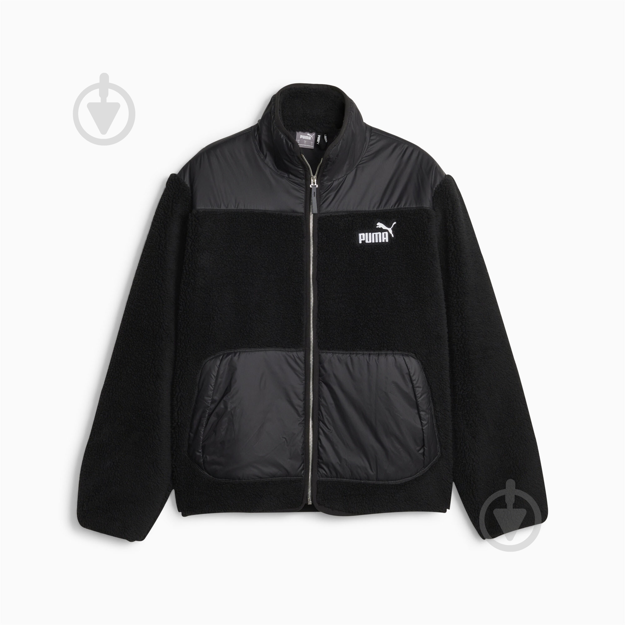Пуховик мужская зимняя Puma SHERPA HYBRID JACKET 67538501 р.2XL черная - фото 1