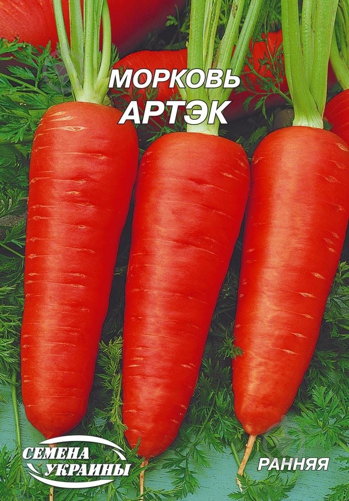 Семена морковь Артэк 20 г Насіння України - фото 1
