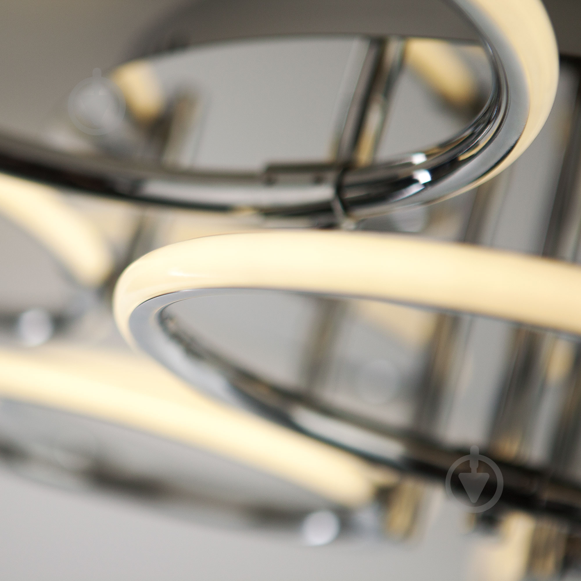 Люстра светодиодная Strotskis Impulse 94 Вт LED-модуль хром 90069/9 - фото 6