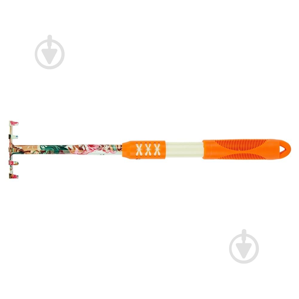 Грабли Flora 5-ти зубые (orange) (TPR) (5043024) - фото 2