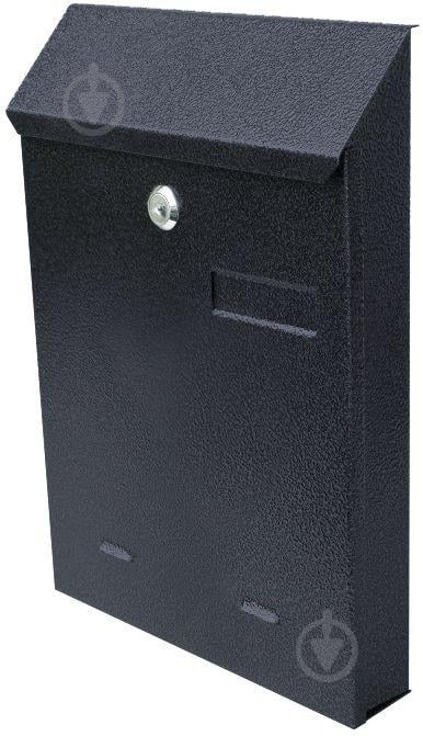 Почтовый ящик Галиндустрия СП-01 антрацит, 340x250x45мм - фото 1 Почтовый ящик Галиндустрия СП-01 антрацит, 340x250x45мм - фото 1