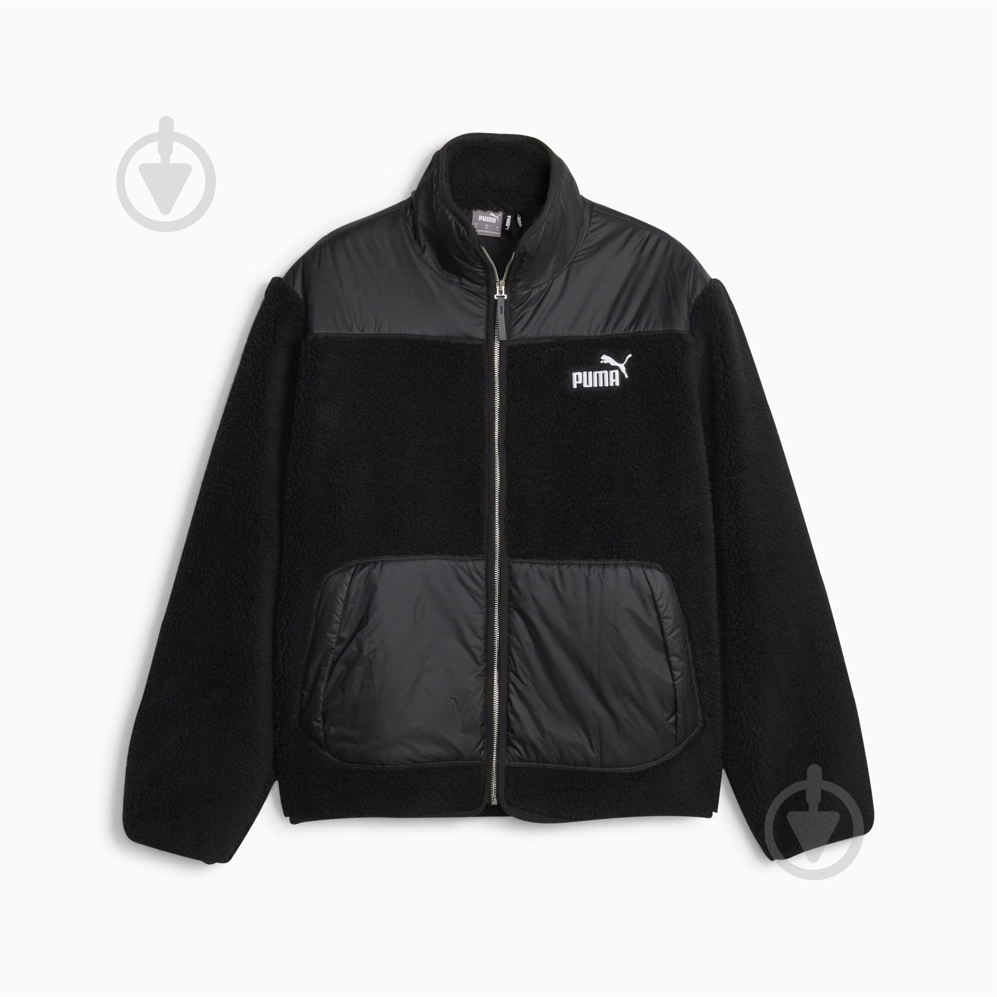 Пуховик мужская зимняя Puma SHERPA HYBRID JACKET 67538501 р.XL черная - фото 1 Пуховик мужская зимняя Puma SHERPA HYBRID JACKET 67538501 р.XL черная - фото 1