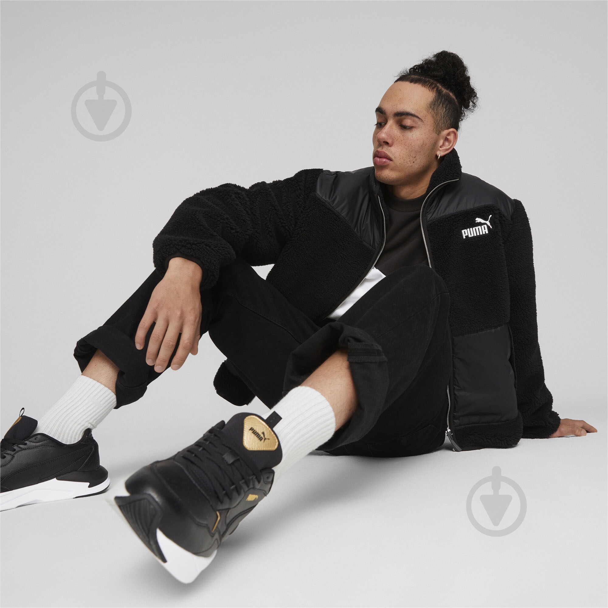 Пуховик мужская зимняя Puma SHERPA HYBRID JACKET 67538501 р.XL черная - фото 5 Пуховик мужская зимняя Puma SHERPA HYBRID JACKET 67538501 р.XL черная - фото 5