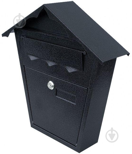 Почтовый ящик Галиндустрия СП-02 антрацит, 370x360x70мм - фото 1 Почтовый ящик Галиндустрия СП-02 антрацит, 370x360x70мм - фото 1