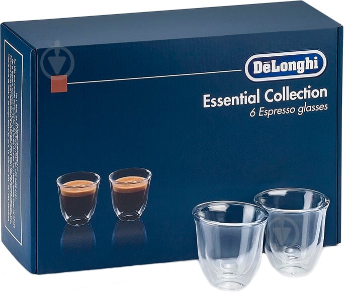 Набор стаканов Delonghi DLSC300 Espresso 6 шт. - фото 1