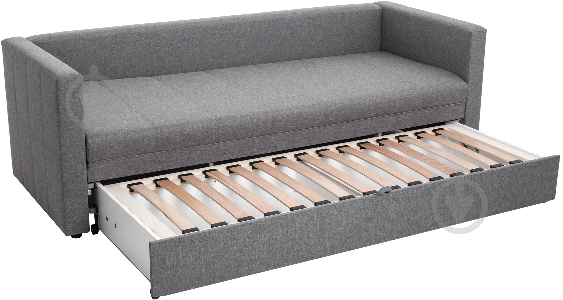 Софа прямой Сократ серый 2130x820x690 мм - фото 5