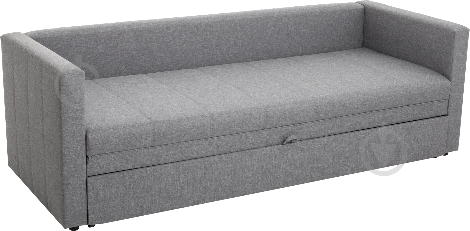 Софа прямой Сократ серый 2130x820x690 мм - фото 3