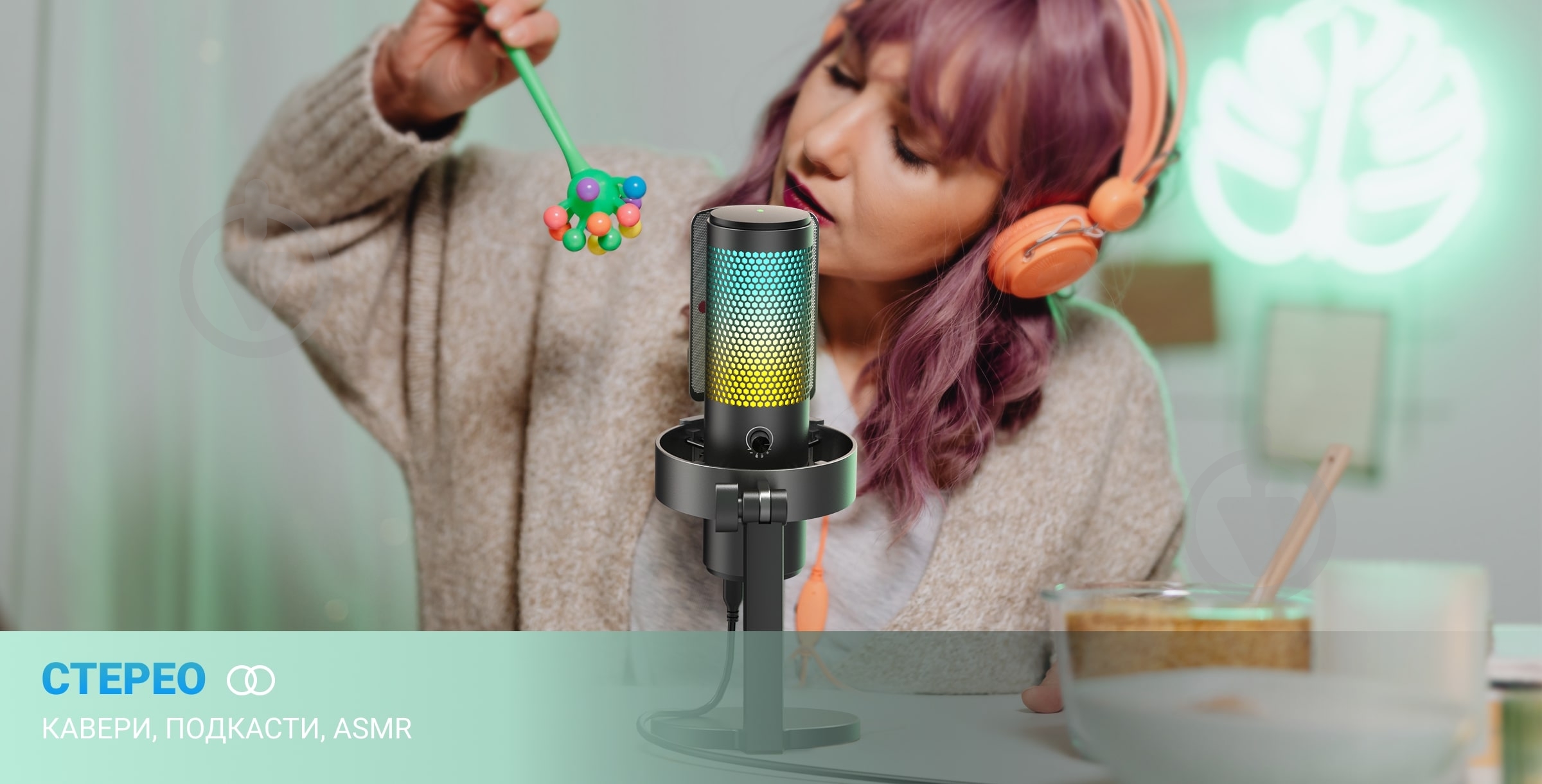 Микрофон FIFINE конденсаторный (A9) - фото 6