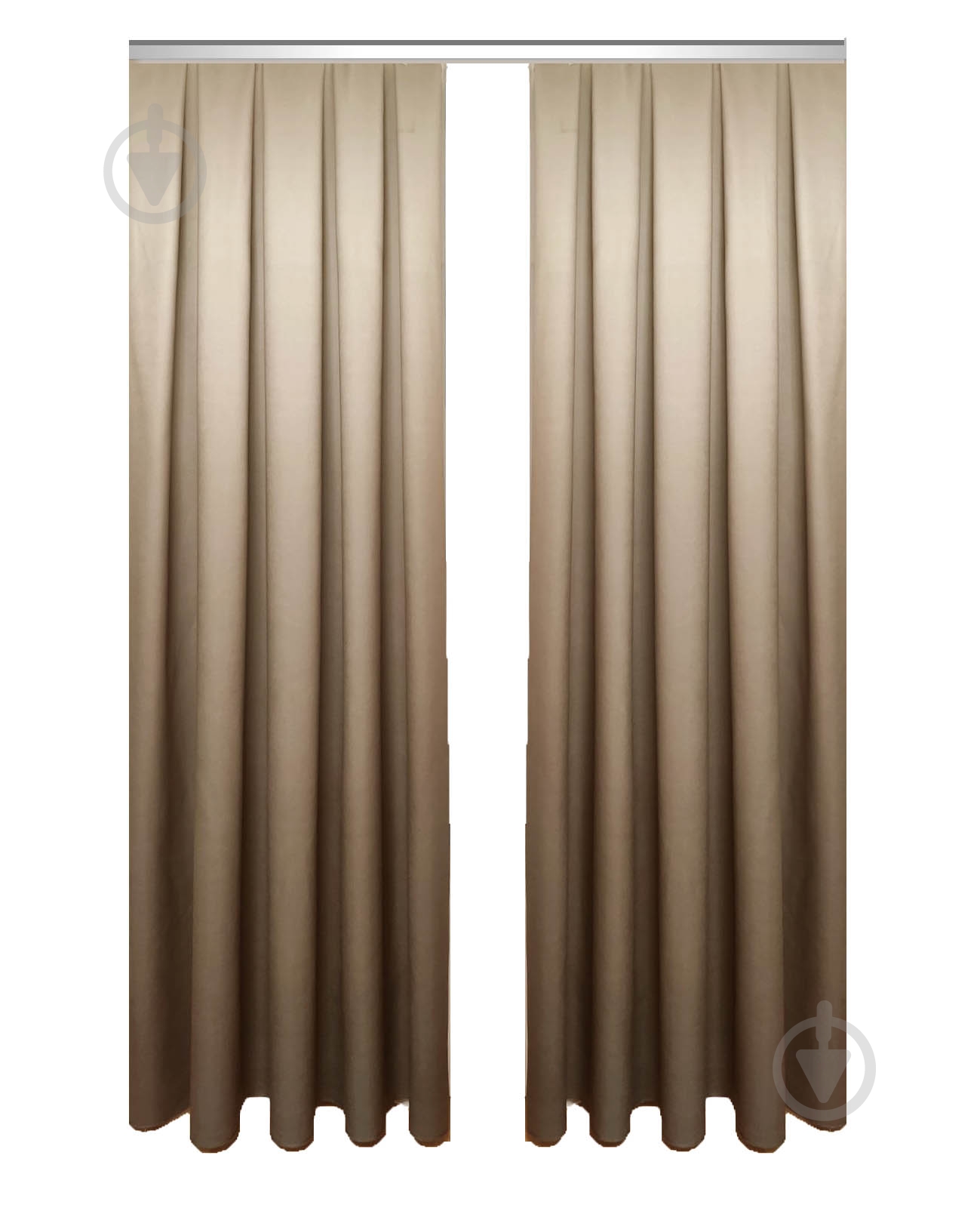 Штора Градиент 150x265 бежевый Декор-ін - фото 2