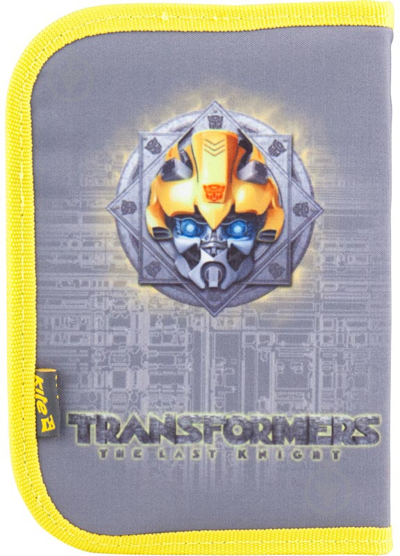 Пенал школьный Transformers TF18-622-1 KITE серый с рисунком - фото 2