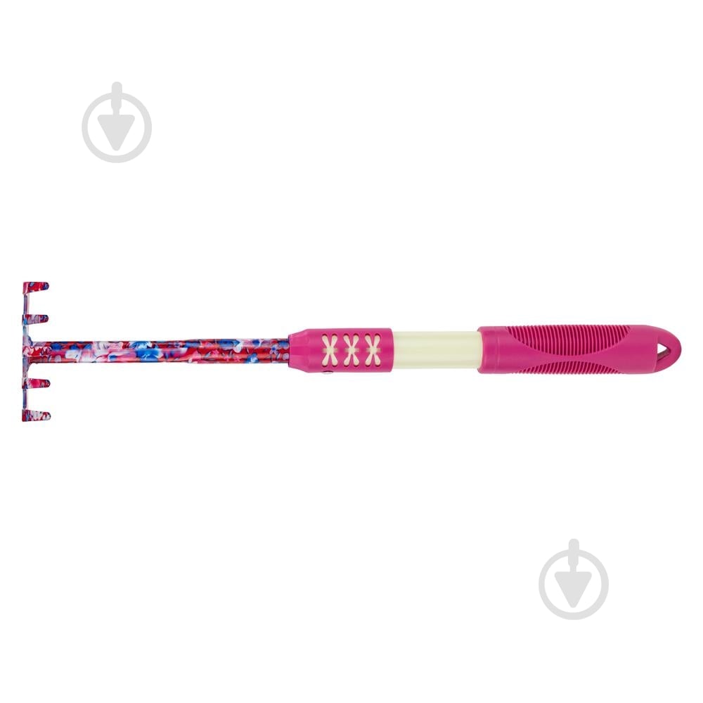 Грабли Flora 5-ти зубые (pink) (TPR) (5043154) - фото 2 Грабли Flora 5-ти зубые (pink) (TPR) (5043154) - фото 2