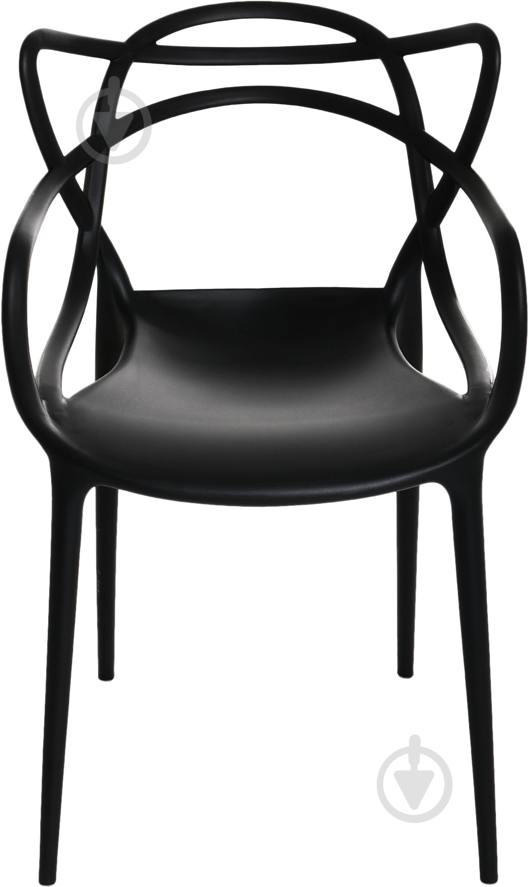 Стул обеденный с подлокотниками АС-006 черный черный/черный - фото 2