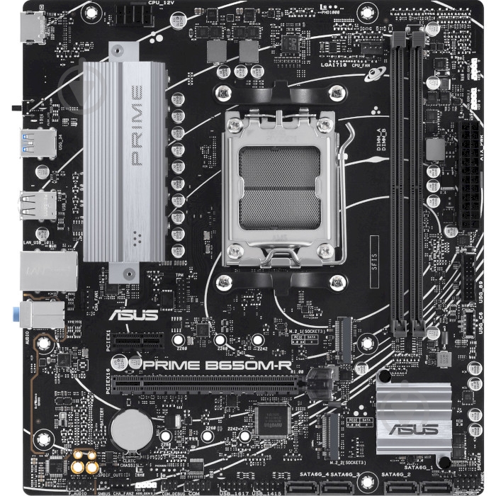 Материнская плата Asus 90MB1H30-M0EAY0 (Socket AM5, AMD B650, micro ATX) - фото 1