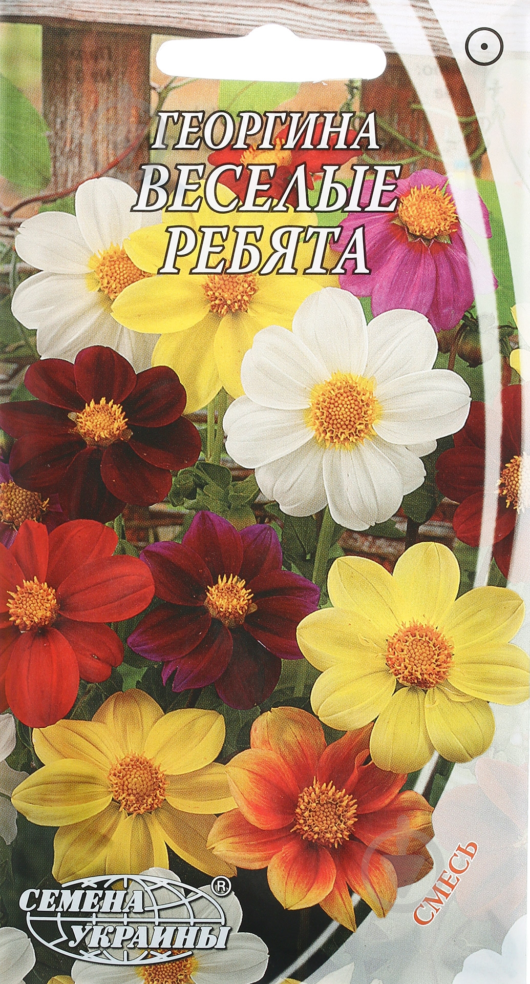 Семена Насіння України георгина Веселые ребята 0,5 г - фото 1