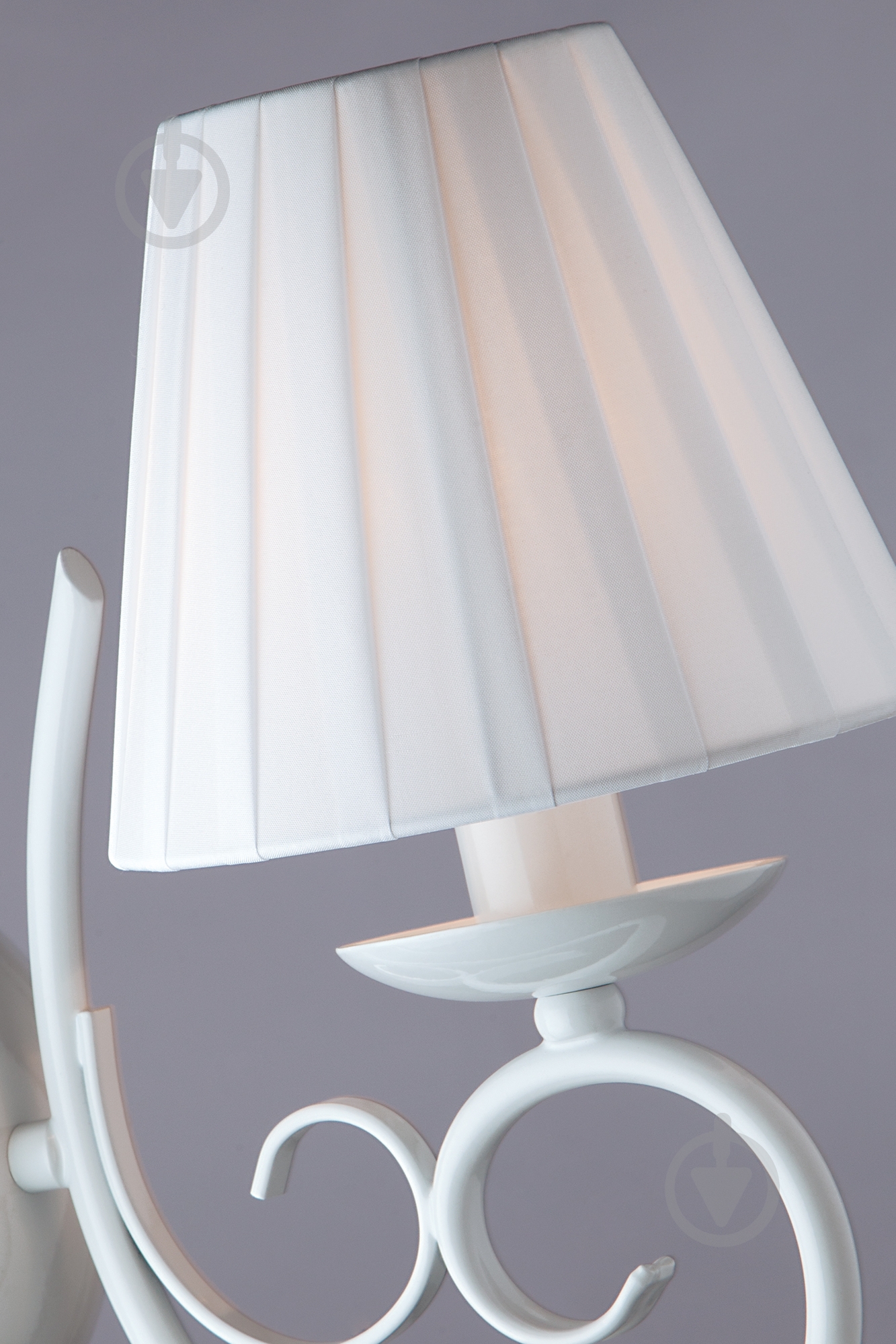 Бра Strotskis Severina 1x40 Вт E14 белый глянец 280/1 - фото 2