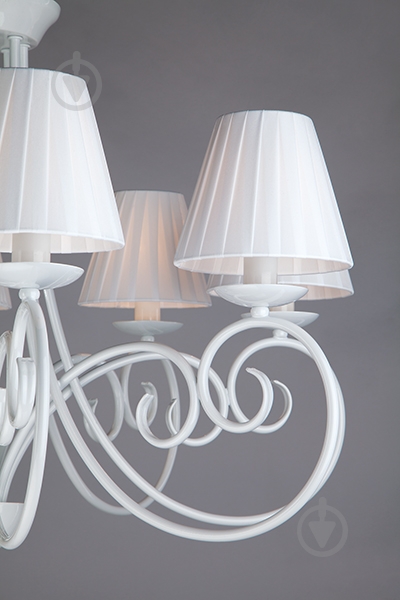 Люстра підвісна Strotskis Severina 8x40 Вт E14 білий глянець 280/8 - фото 3