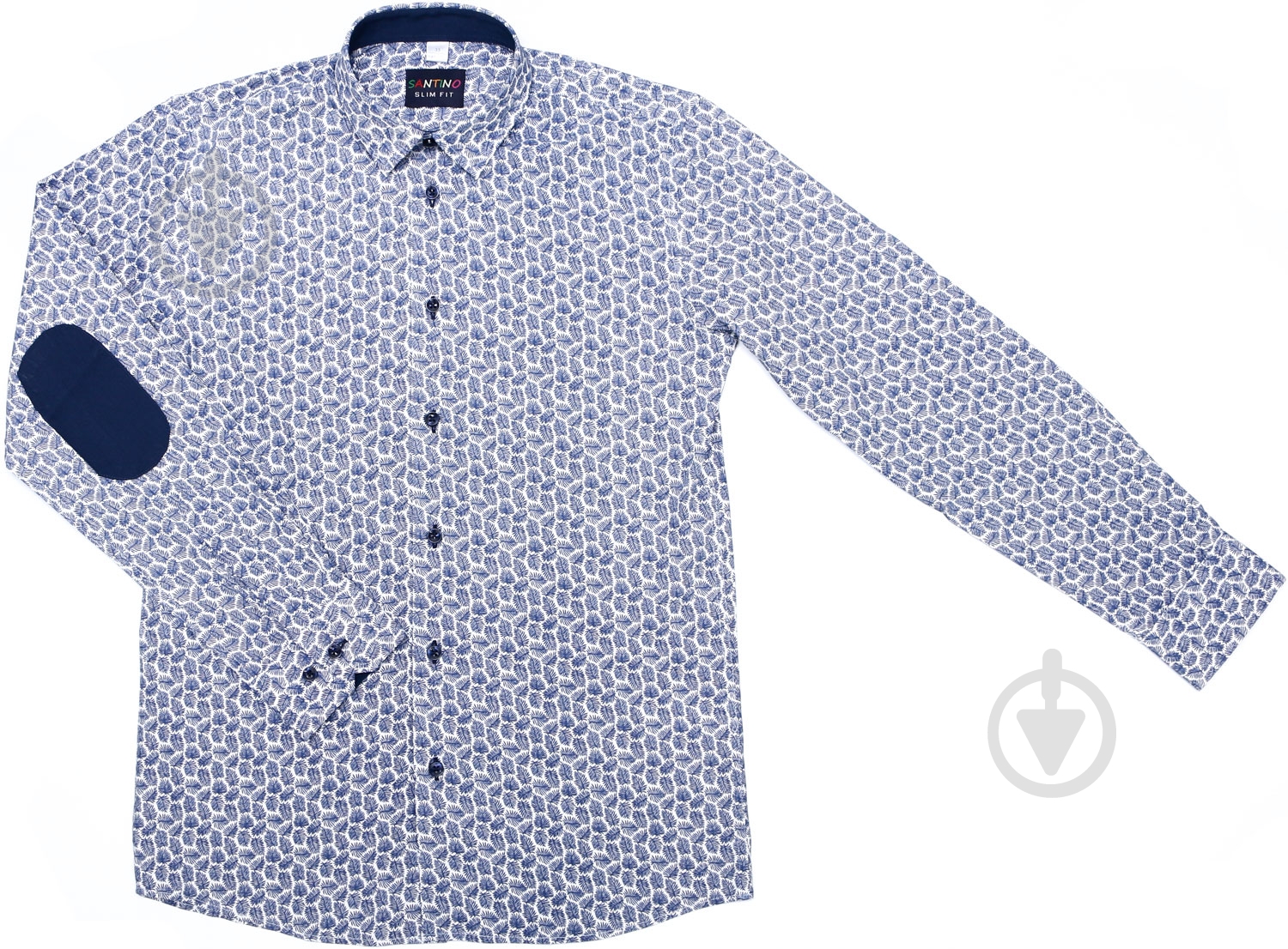 Рубашка детская INGVAR 15534 р.122 белый с рисунком - фото 1 Рубашка детская INGVAR 15534 р.122 белый с рисунком - фото 1