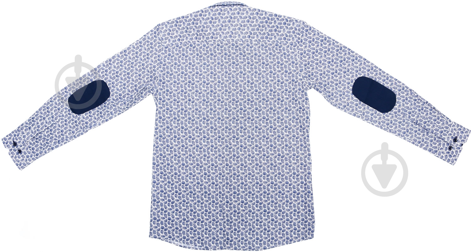 Рубашка детская INGVAR 15534 р.122 белый с рисунком - фото 3 Рубашка детская INGVAR 15534 р.122 белый с рисунком - фото 3