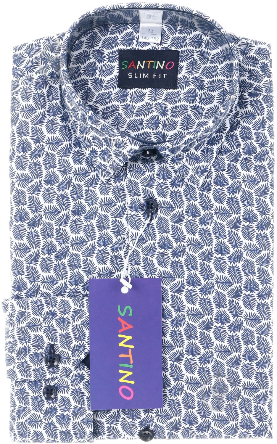 Рубашка детская INGVAR 15534 р.128 белый с рисунком - фото 5