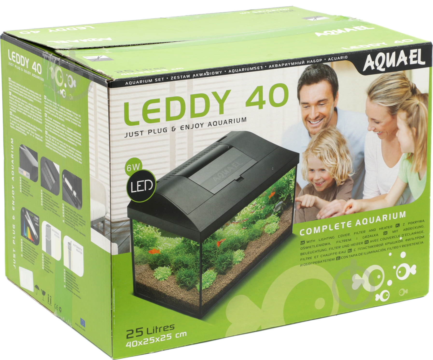 Аквариум AQUAEL Set Leddy PAP-40 LED 25 л - фото 6