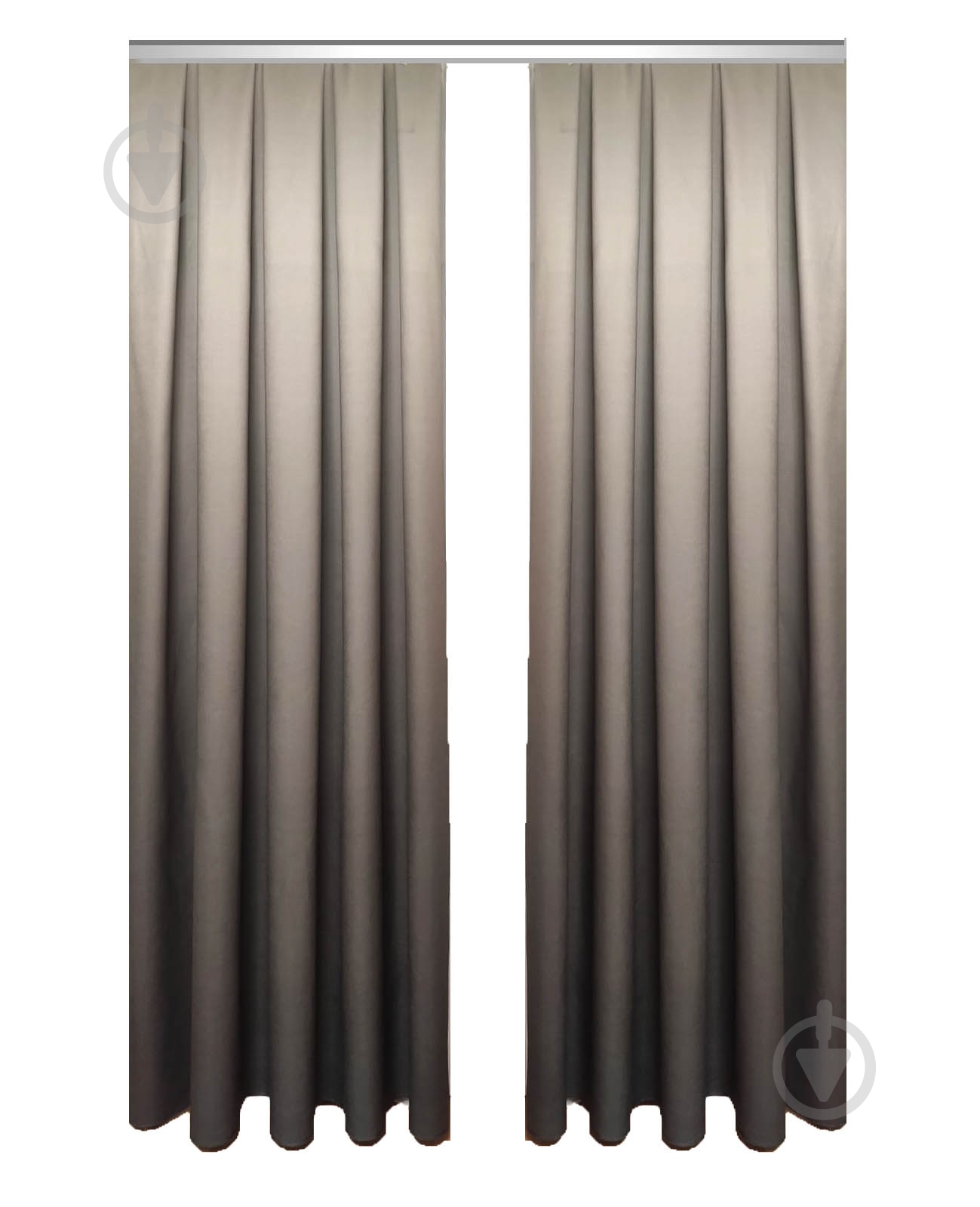 Штора Градиент 250x250 серый Декор-ін - фото 3