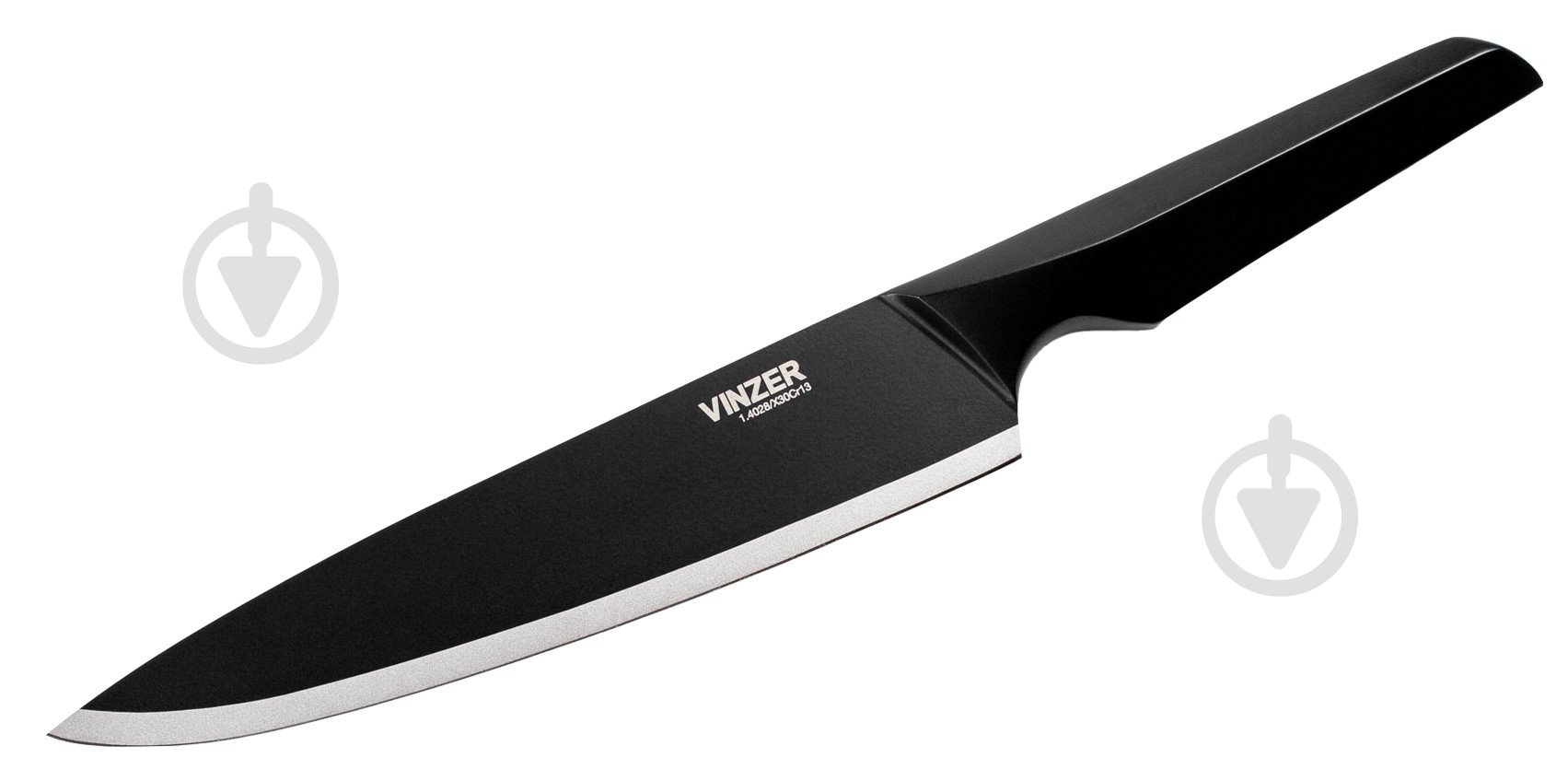 Ніж кухарський Vinzer Geometry Nero line 89304 20,3 см - фото 1
