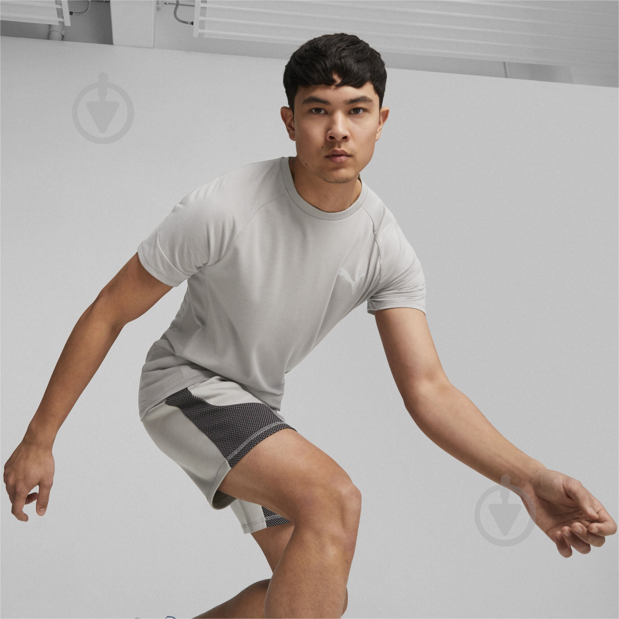 Футболка Puma EVOSTRIPE Tee 67592814 р.L серый - фото 3