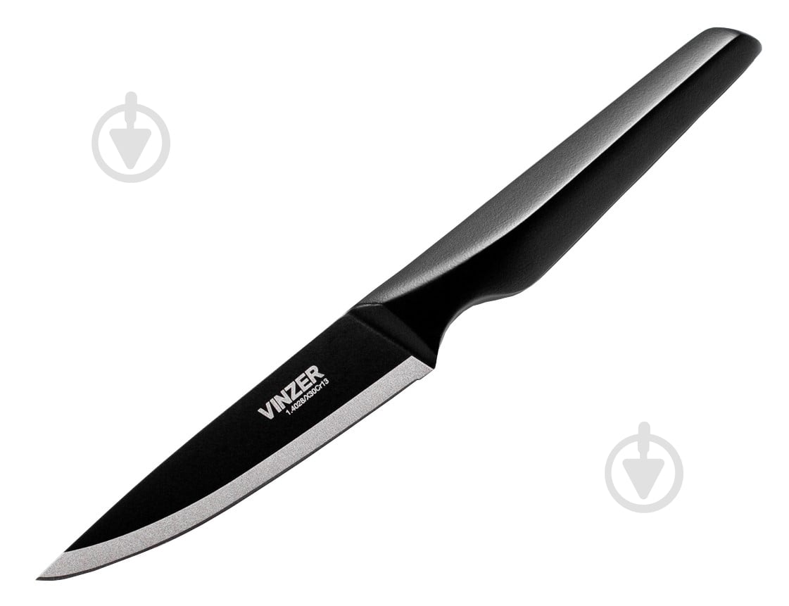 Ніж для овочів Vinzer Geometry Nero line 89299 9 см - фото 1