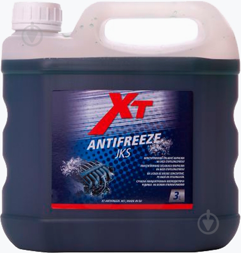Антифриз XT ANTIFREEZE JKS -80°C G12 концентрат 3 л зеленый (XT ANTIFREEZE JKS 3L) - фото 1