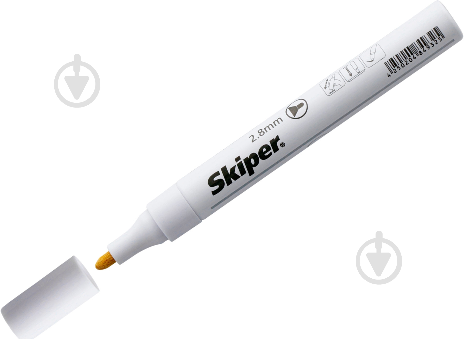 Маркер перманентний Skiper Paint 2,8 мм 360402 білий - фото 1
