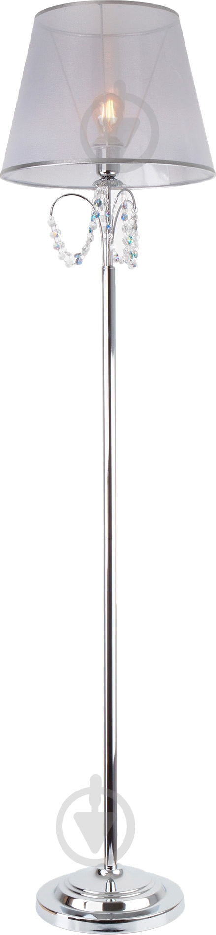 Торшер Strotskis Gloria 40 Вт E14 хром/серебро 01069/1 - фото 1