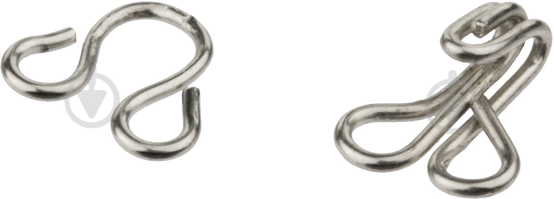 Крючок для одежды серебристый 25 шт. - фото 2