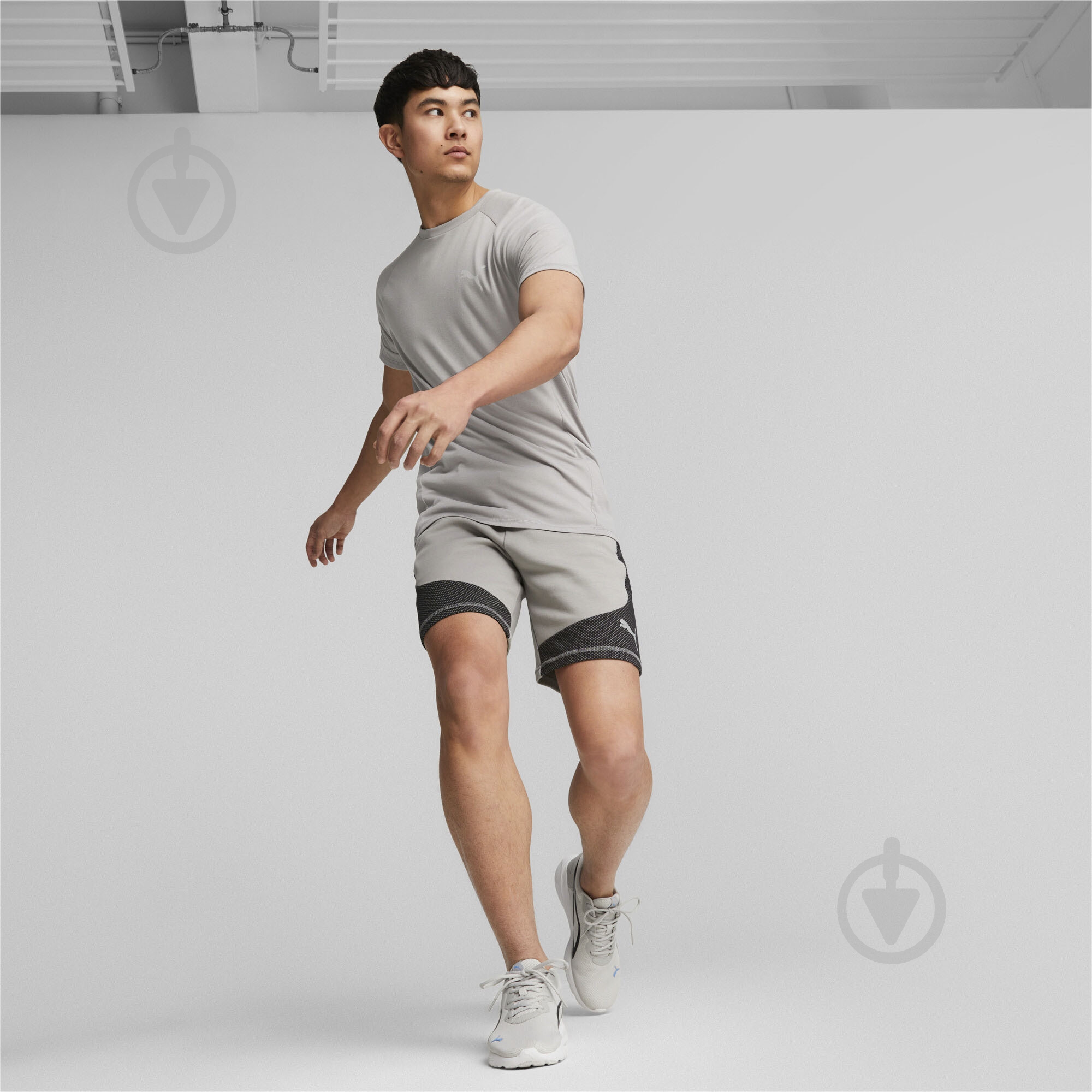 Футболка Puma EVOSTRIPE Tee 67592814 р.M серый - фото 4