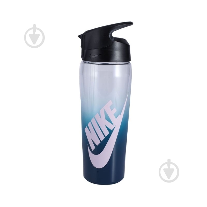Пляшка Nike TR Hypercharge Straw B Graphic 24oz 700 мл блакитний - фото 1 Пляшка Nike TR Hypercharge Straw B Graphic 24oz 700 мл блакитний - фото 1