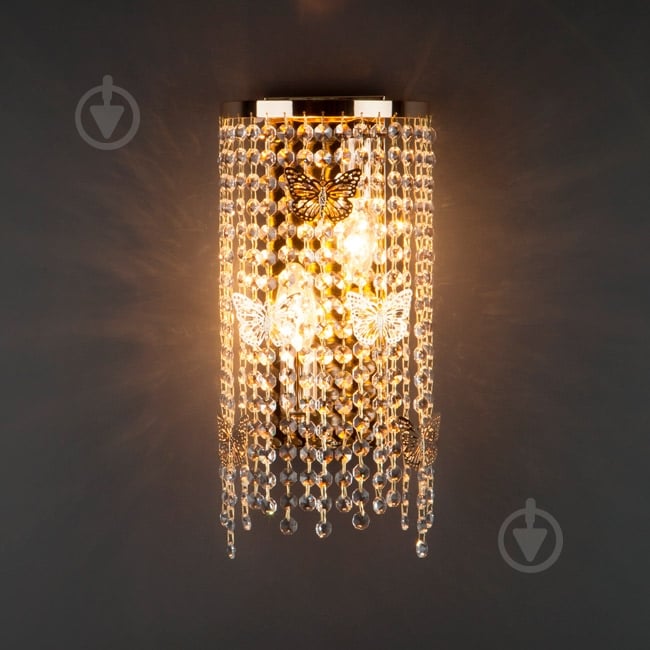 Бра Strotskis Calista 2x60 Вт E14 золото 10015/2 - фото 3