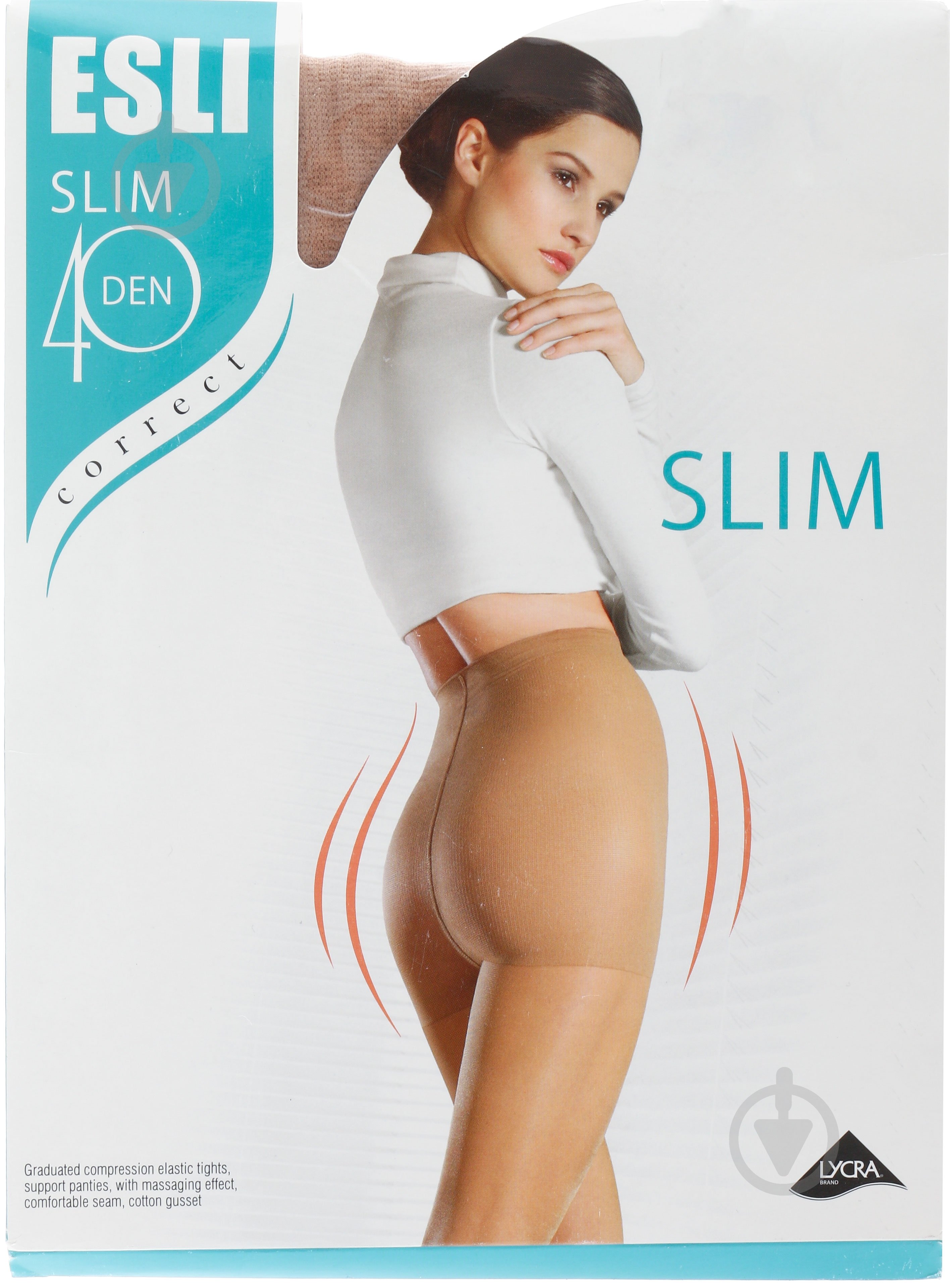 Колготки ESLI SLIM 40 den melone Колготки жін. ESLI SLIM 5 светло-бежевый - фото 1
