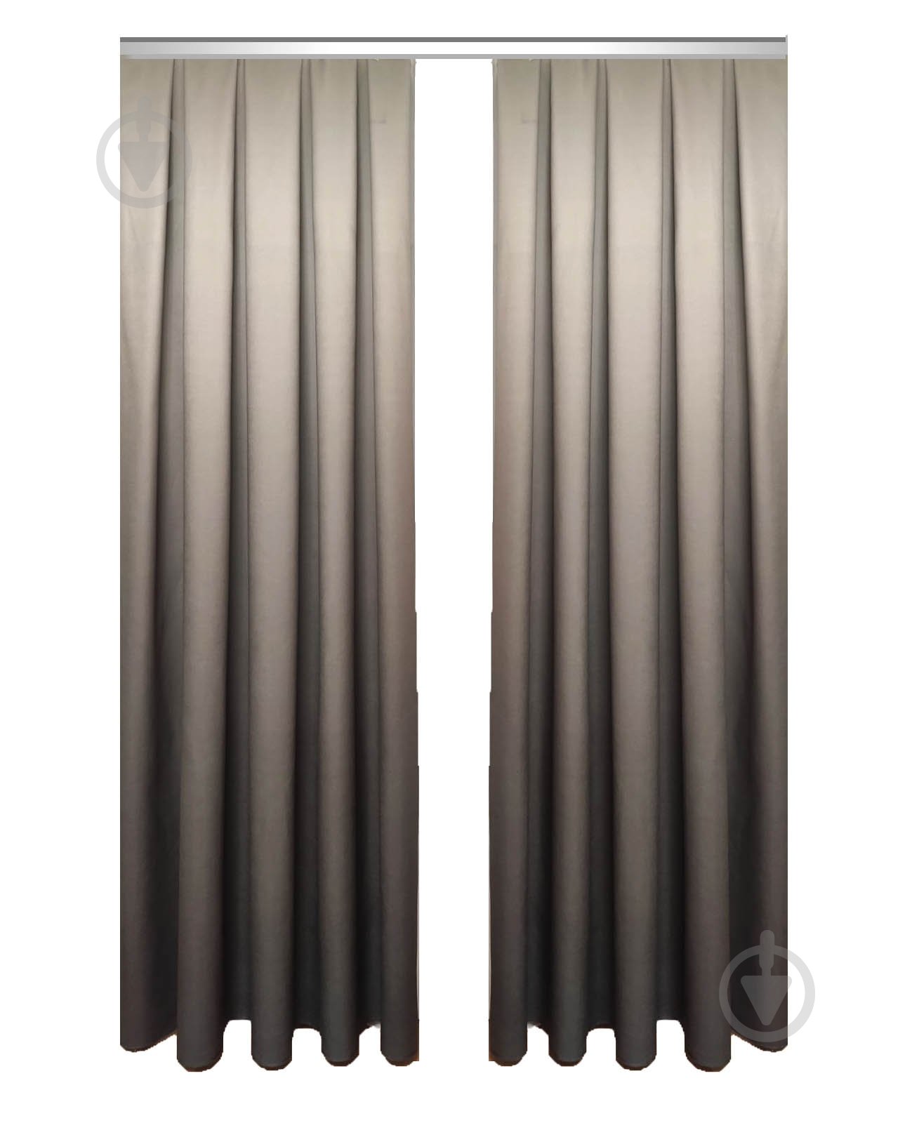 Штора Градиент 150x275 серый Декор-ін - фото 3 Штора Градиент 150x275 серый Декор-ін - фото 3