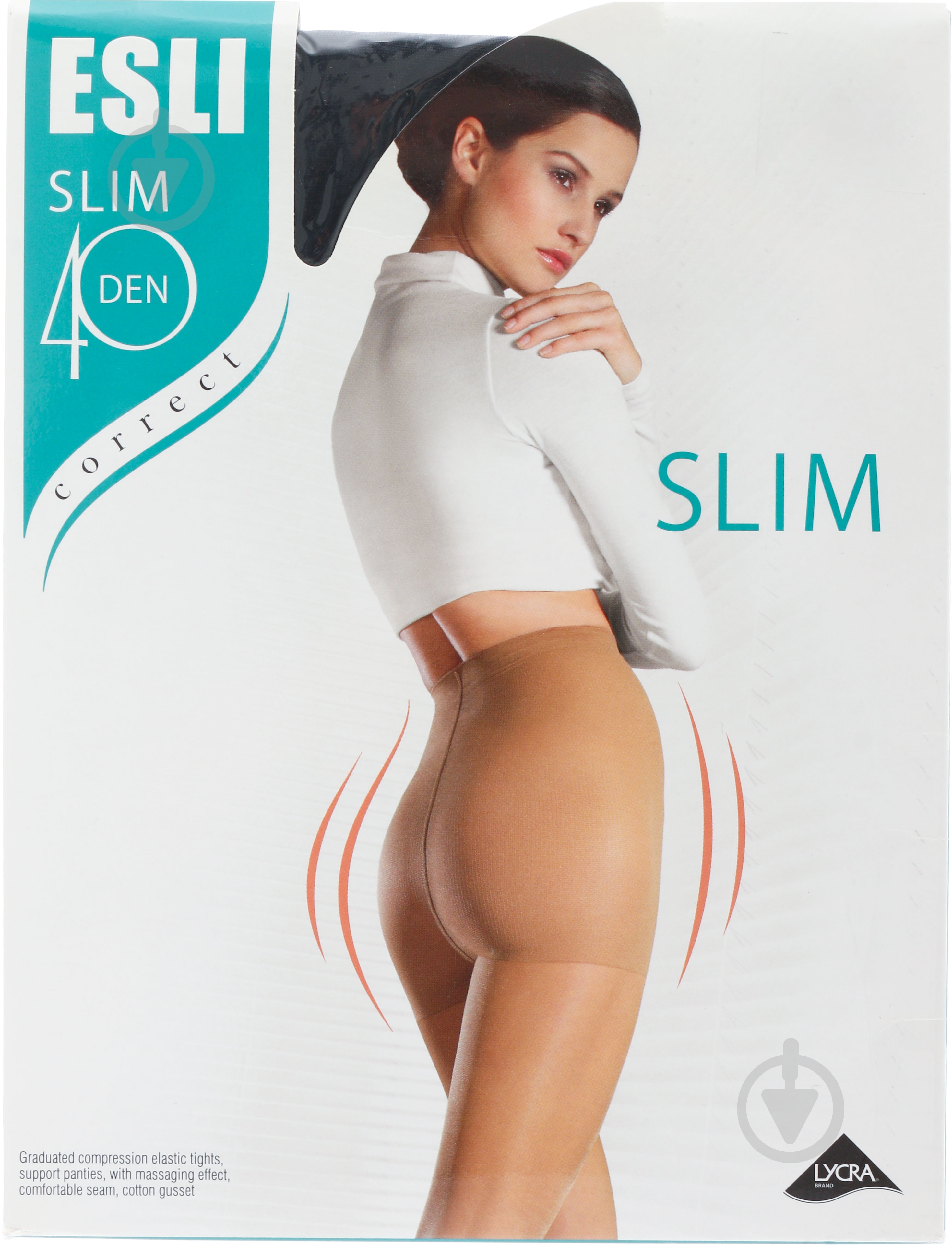 Колготки ESLI SLIM 40 den nero Колготки жін. ESLI SLIM 5 чорний - фото 1