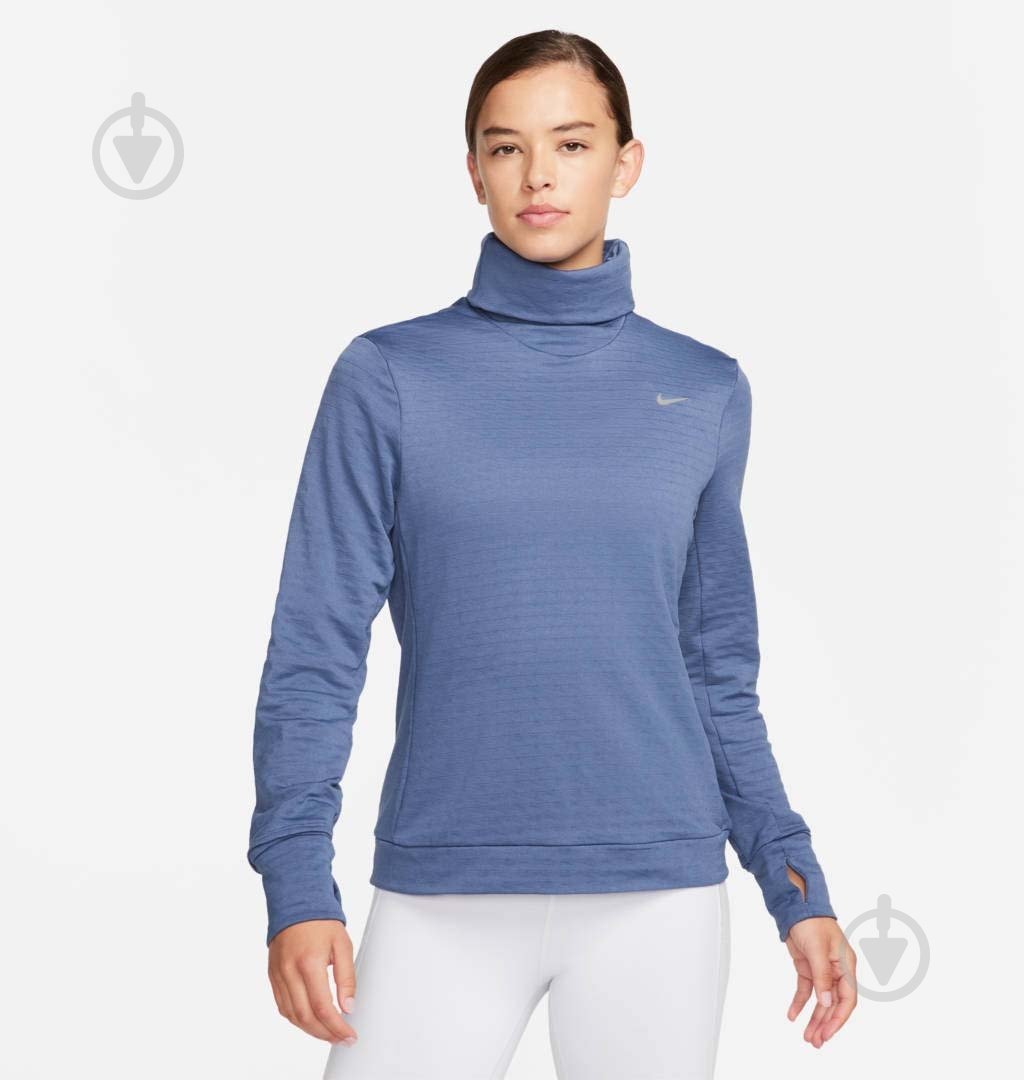 Свитшот Nike W NK SWIFT ELEMNT TF TTLNK FB5306-491 р.L серый - фото 1