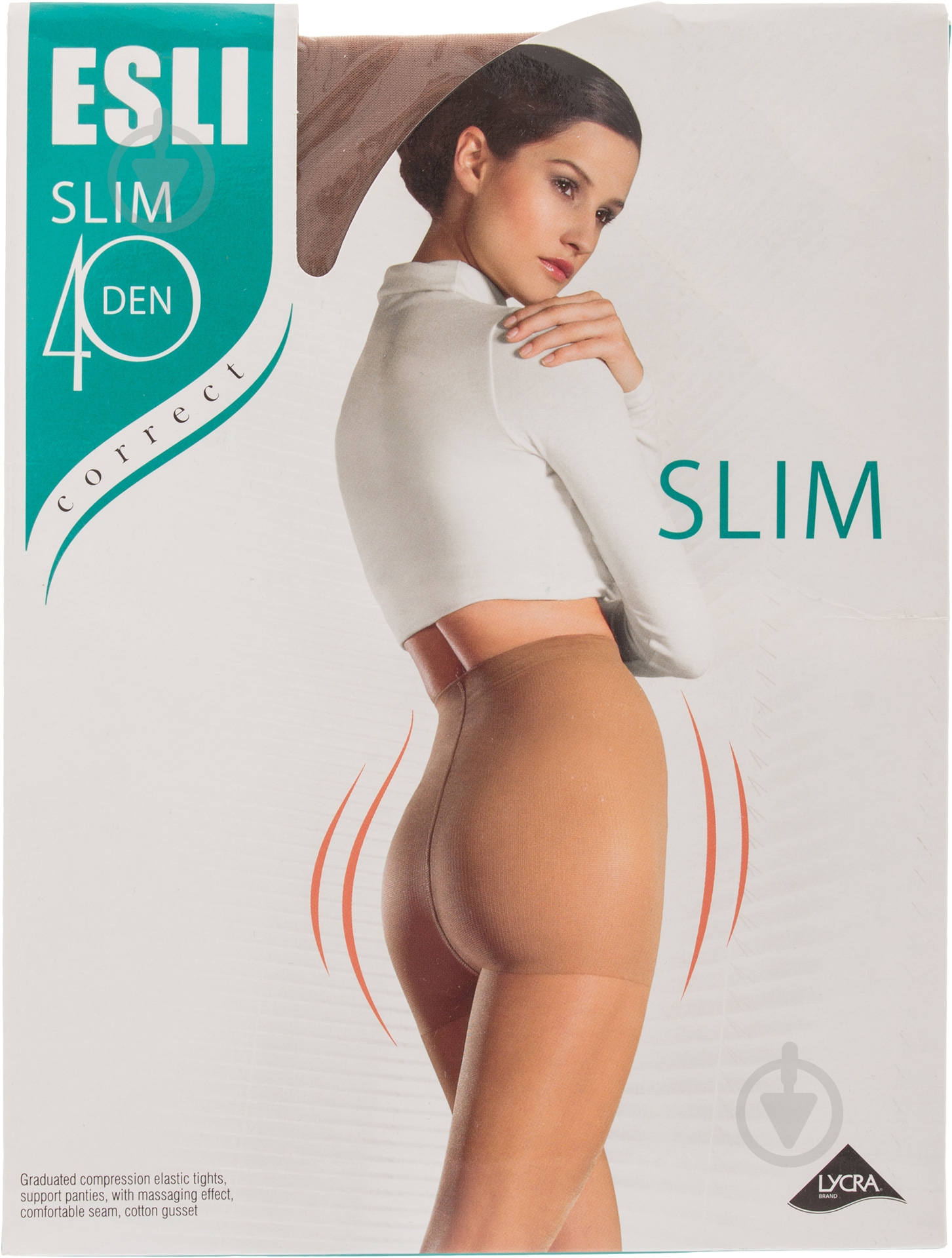Колготки ESLI SLIM 40 den visone Колготки жін. ESLI SLIM 5 темно-бежевый - фото 1
