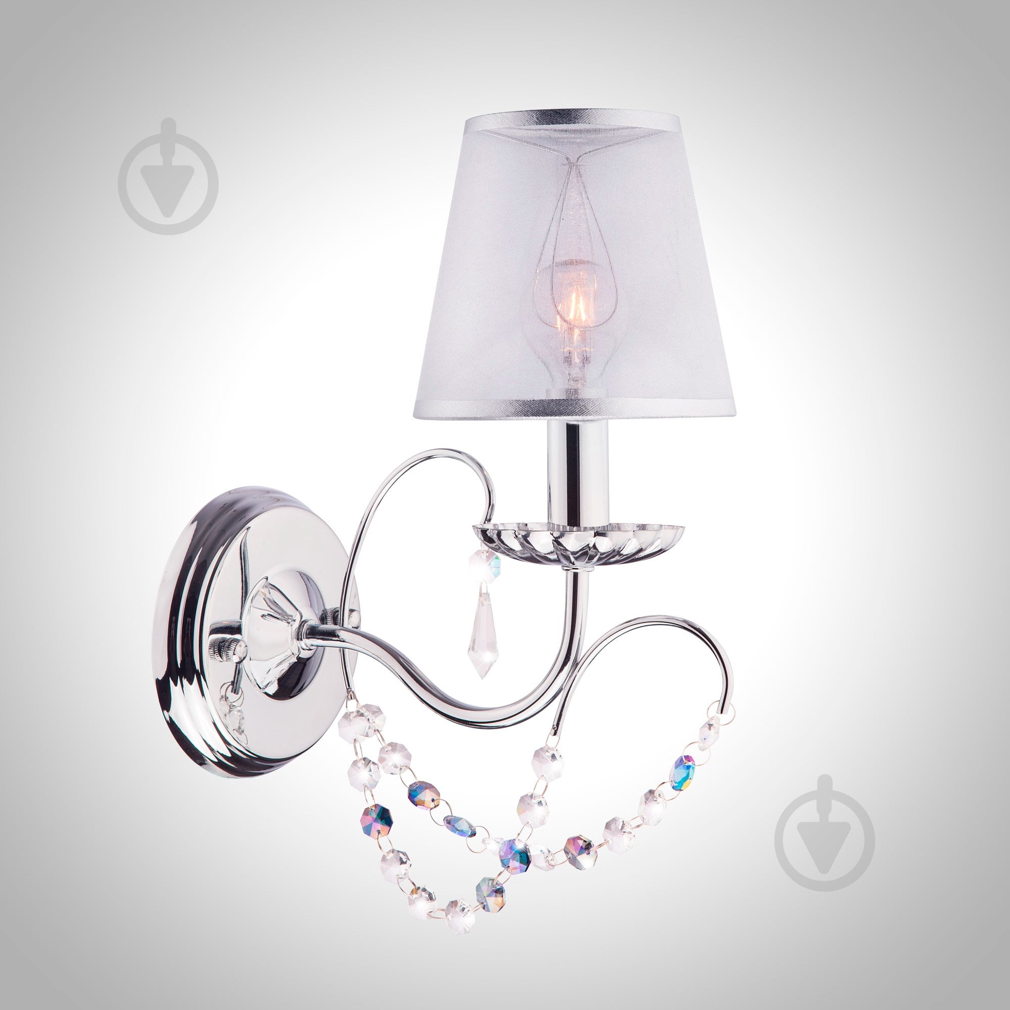 Бра Strotskis Gloria 1x40 Вт E14 хром/серебро 10069/1 - фото 1 Бра Strotskis Gloria 1x40 Вт E14 хром/серебро 10069/1 - фото 1