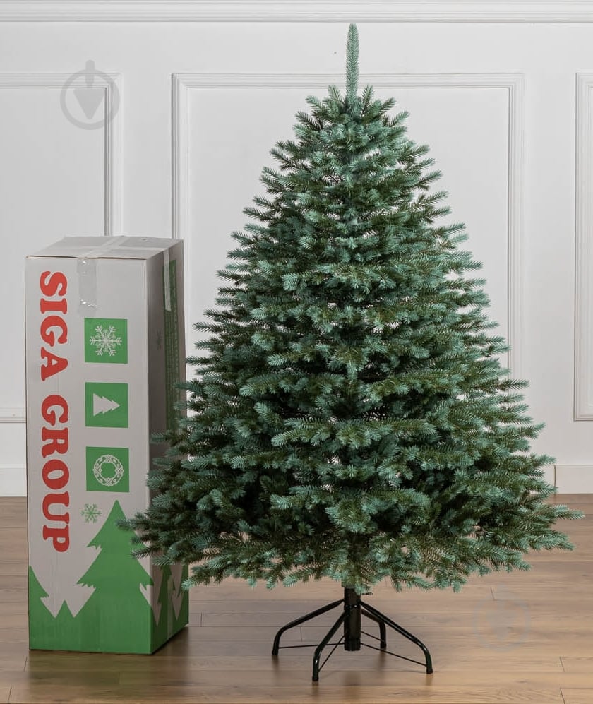 Штучна ялинка лита Аляска 1,50 м зелено-блакитний Siga Group - фото 7 Штучна ялинка лита Аляска 1,50 м зелено-блакитний Siga Group - фото 7