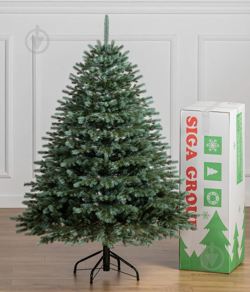 Штучна ялинка лита Аляска 1,50 м зелено-блакитний Siga Group - фото 6 Штучна ялинка лита Аляска 1,50 м зелено-блакитний Siga Group - фото 6
