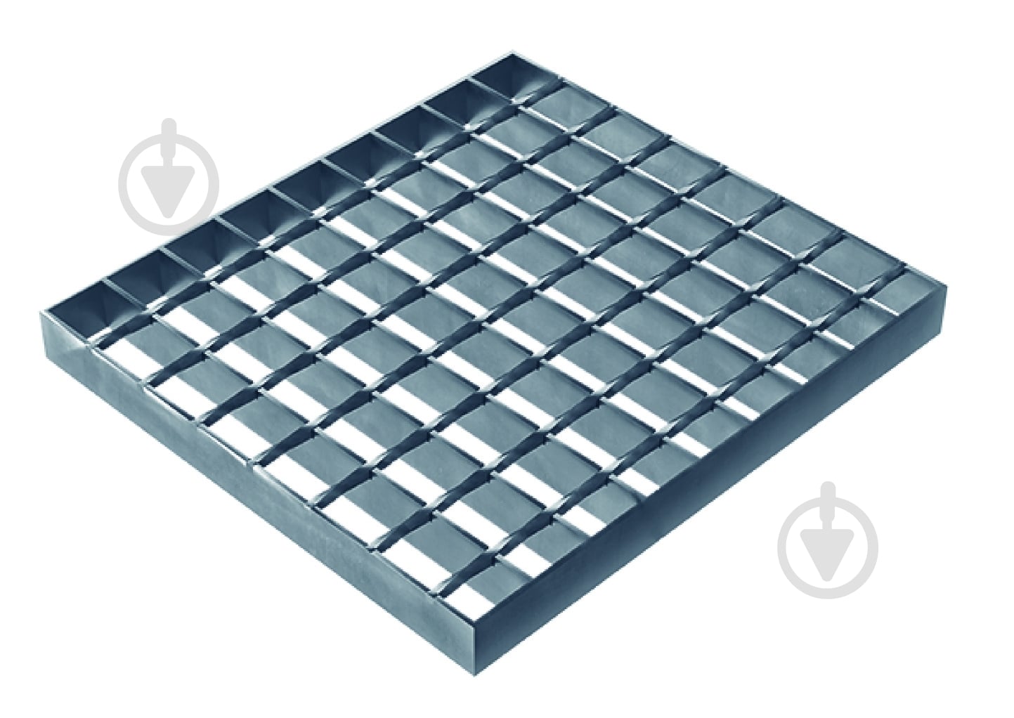 Решетка оцинкованная 200х500 мм - фото 1