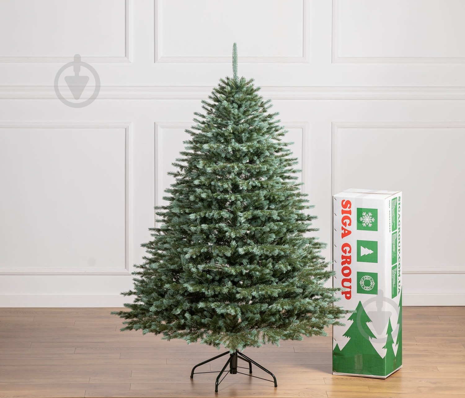 Штучна ялинка лита Аляска 1,80 м зелено-блакитний Siga Group - фото 4 Штучна ялинка лита Аляска 1,80 м зелено-блакитний Siga Group - фото 4