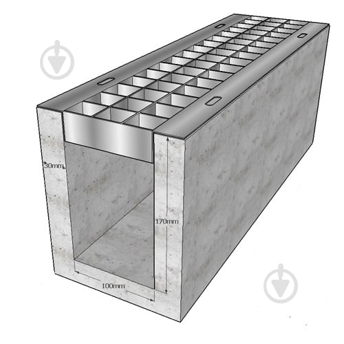 Решетка оцинкованная 300х500 мм - фото 2