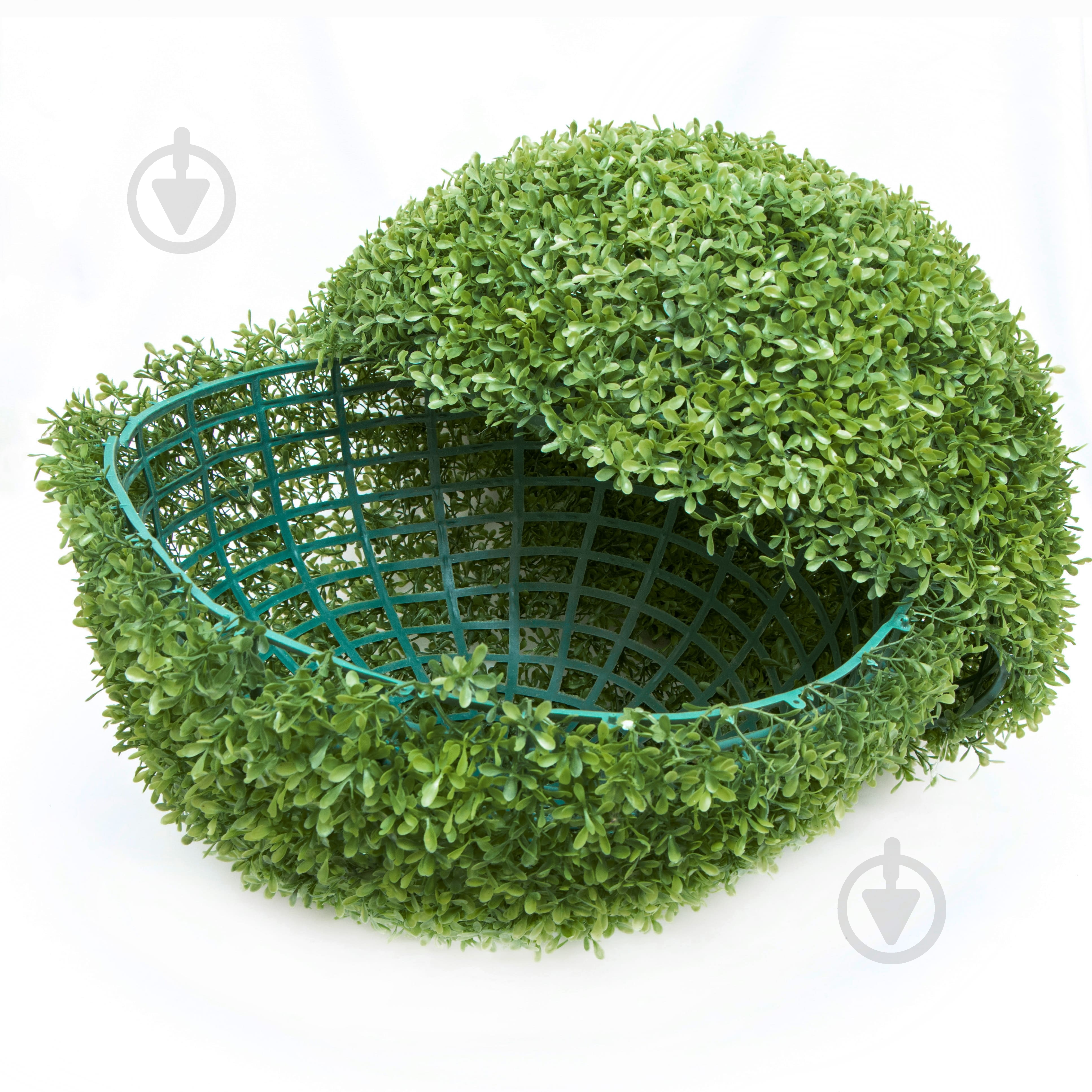 Шар искусственный куст Самшит светло-зеленый 48 см 960149 Девилон - фото 3