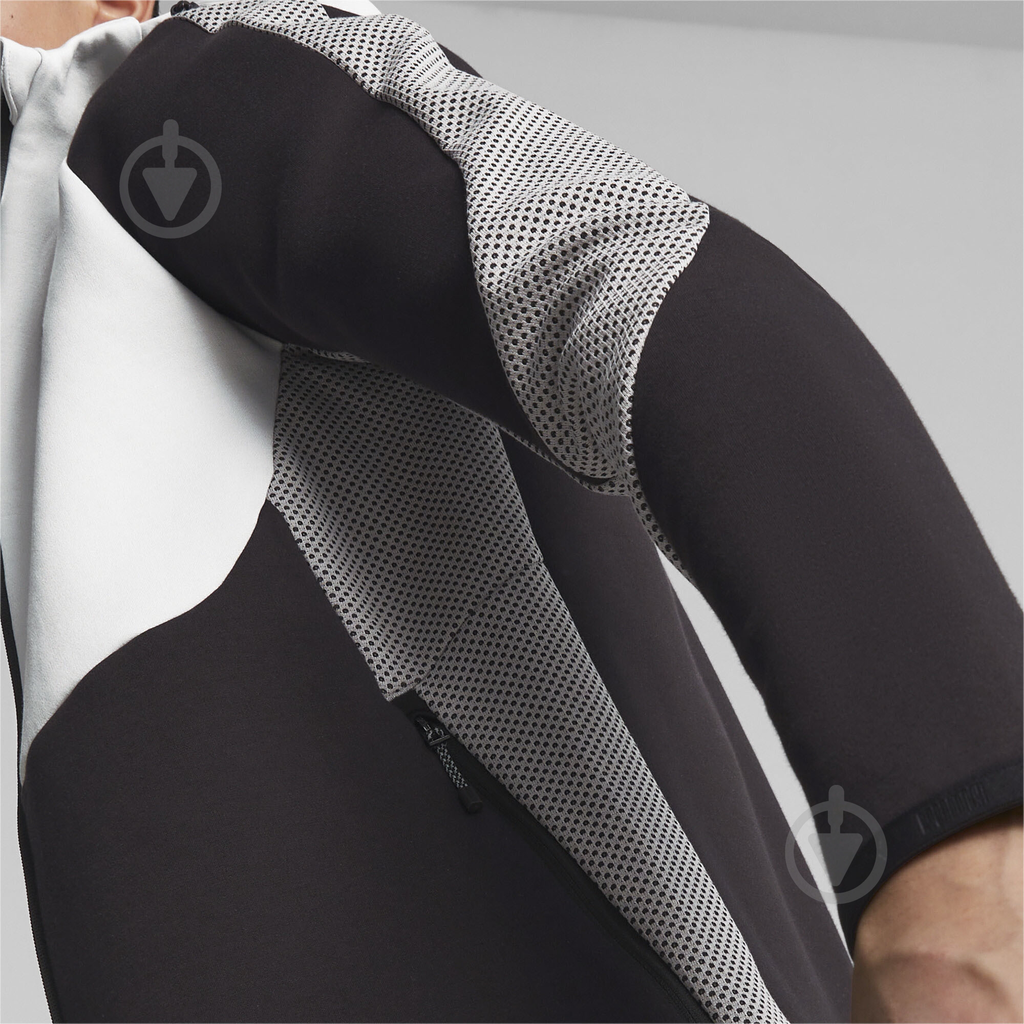 Джемпер Puma EVOSTRIPE FULL-ZIP HOODIE DK 67593014 р.M серый - фото 5